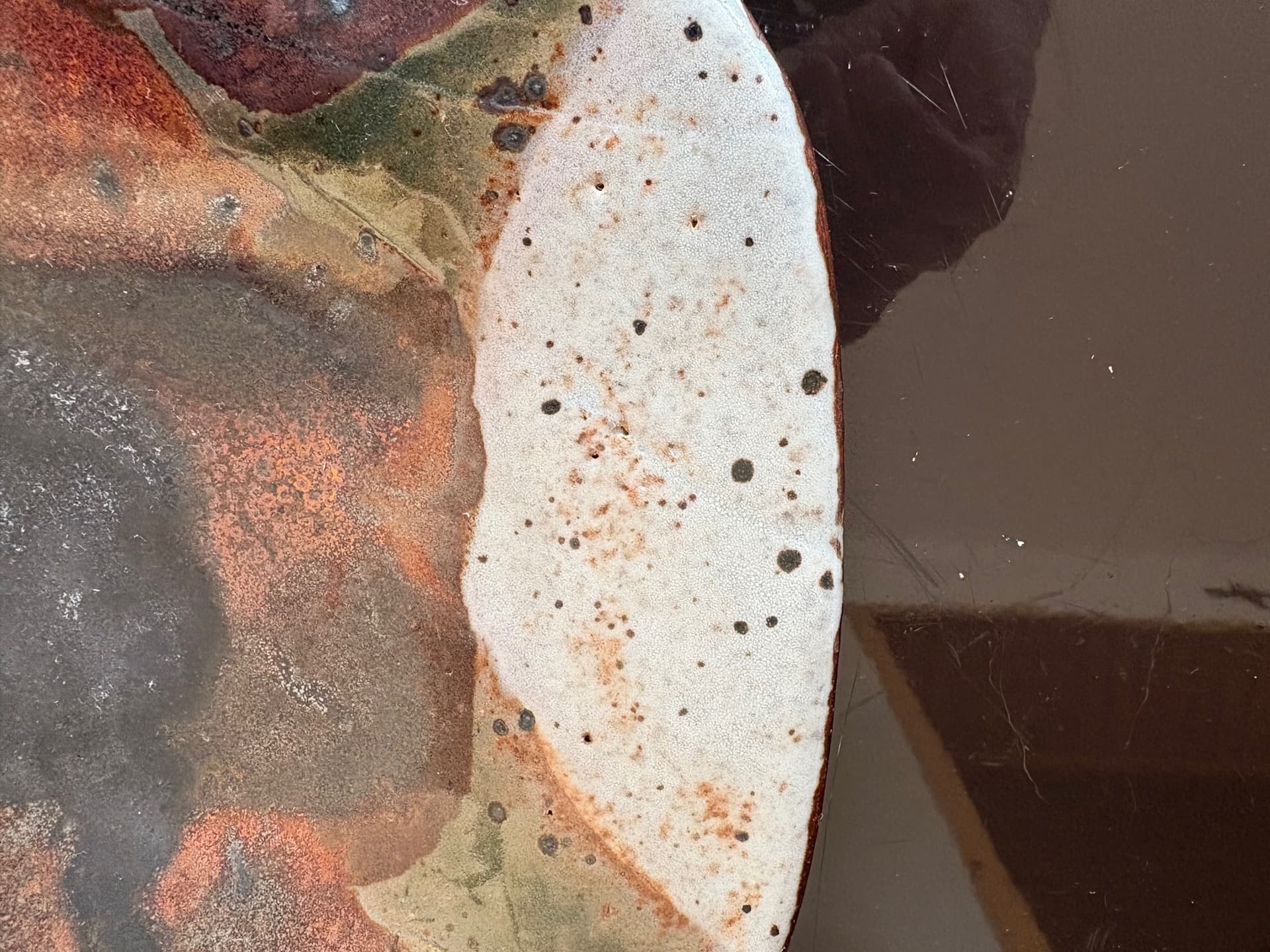 Decorative bowl, multicolor ceramics, by J. Pouchain, Atelier Dieulefit, France, 1960s. - 59200