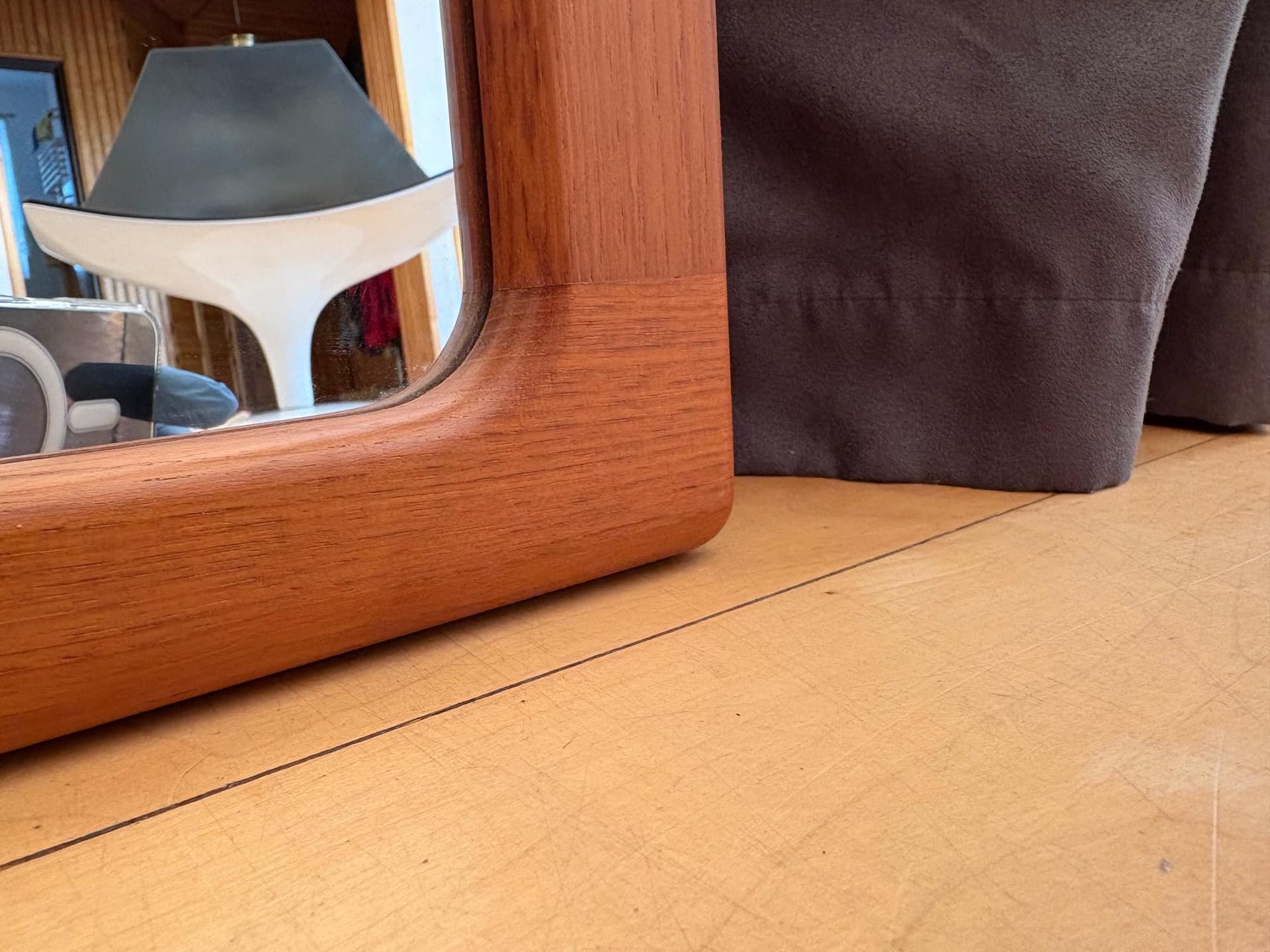 Lustro ścienne 248, multikolor, teak, Dania, lata 60. - 79659