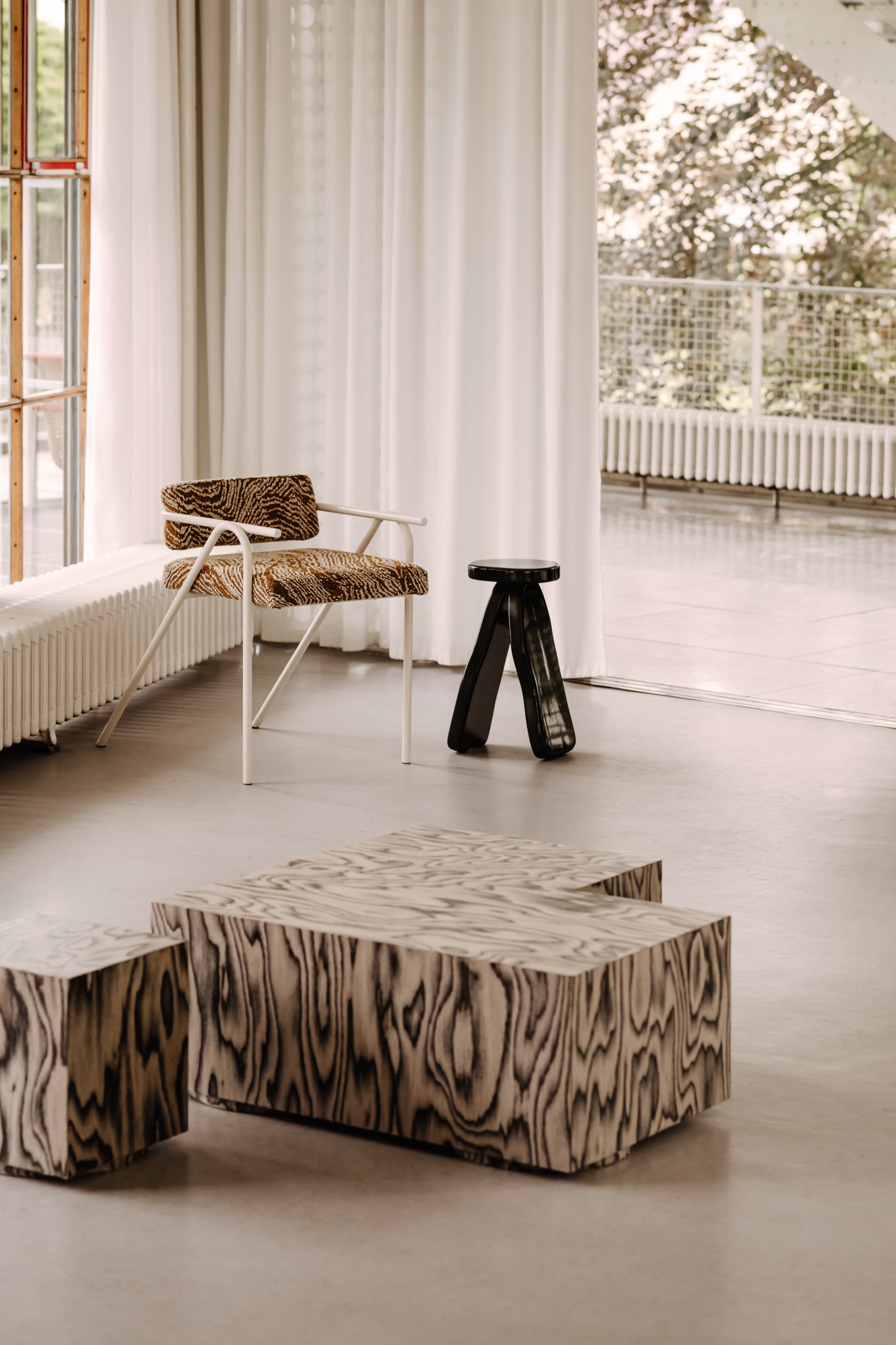 Stolik kawowy z fornirem Alpi 70cm Object108, NG Design - 61276