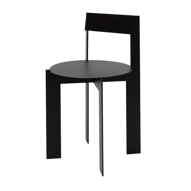 Krzesło stalowe czarne Object111, NG Design - WYMIARY