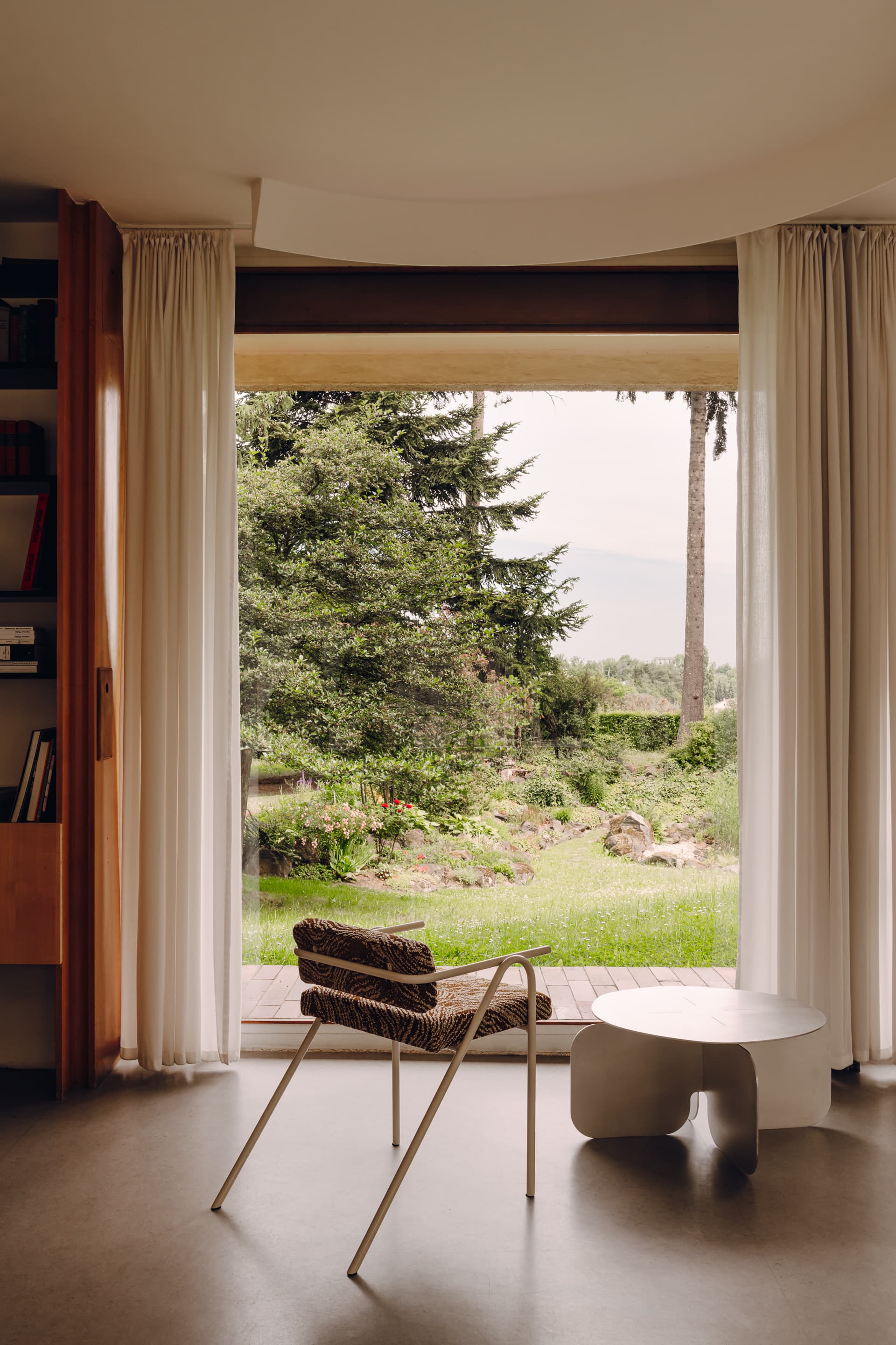 Krzesło stalowe tapicerowane Rustic White Object102, NG Design - 61239