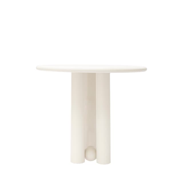 Stół okrągły Ø90x76 cm dąb lakierowany Object088, NG Design - WYMIARY