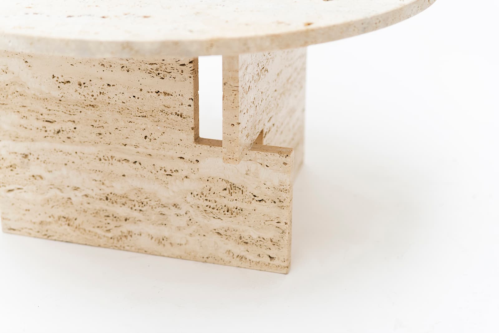 Stolik kawowy z trawertynu Object068, NG Design - 61636