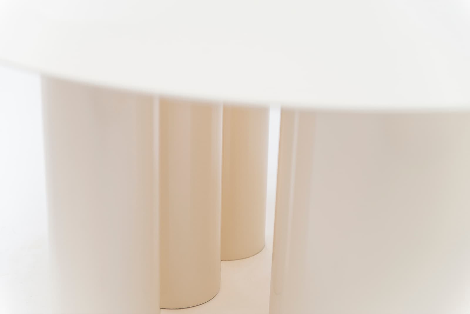 Stolik kawowy Ø90x35 cm stal malowana proszkowo ecru Object067, NG Design - 62211