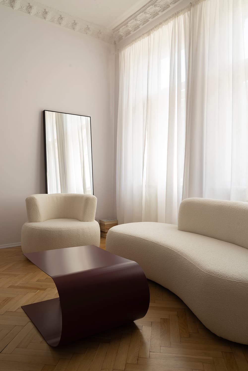 Sofa w tkaninie boucle Nata Object050, NG Design - 61838