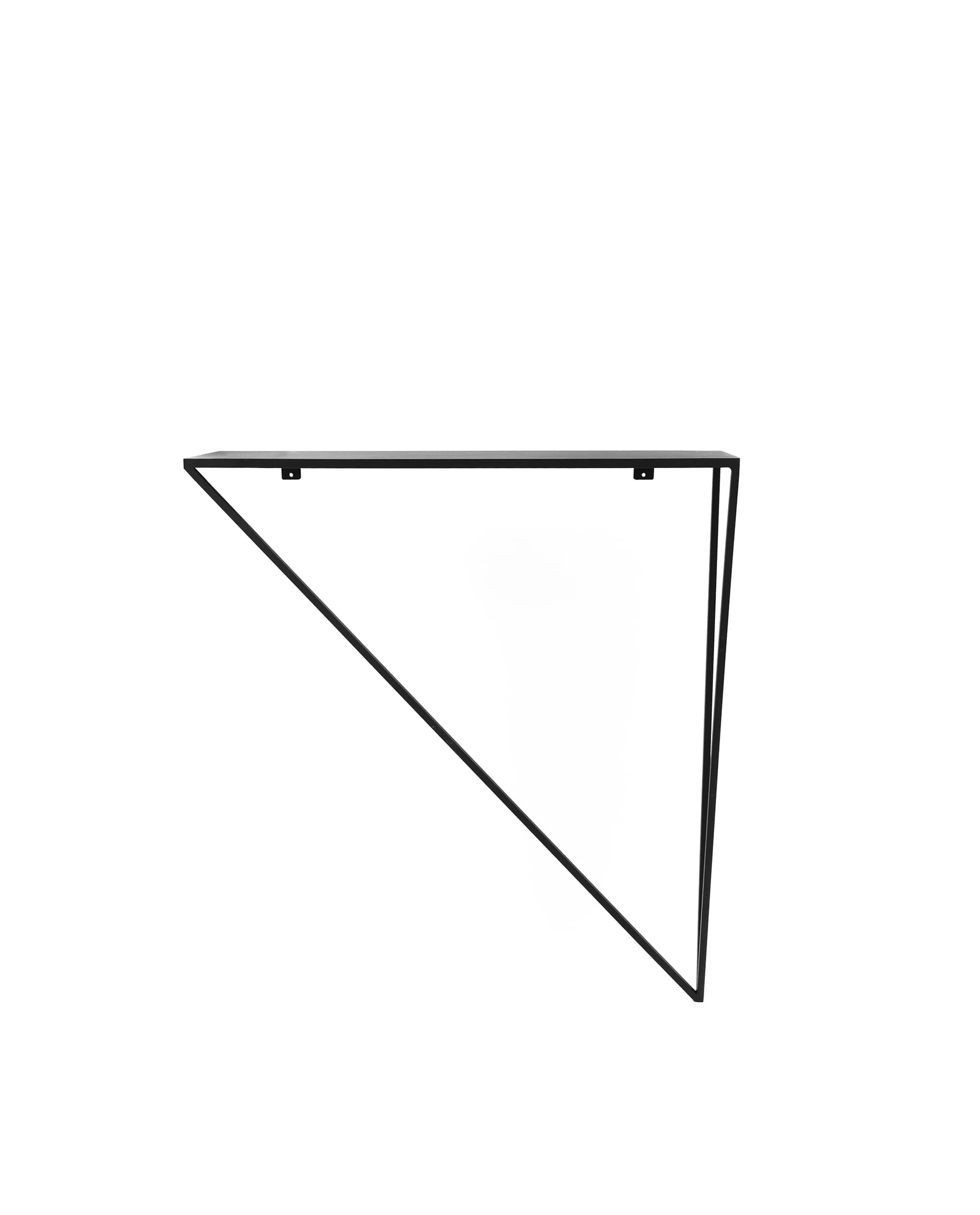 Czarna minimalistyczna konsola ze stali malowanej proszkowo Object036, NG Design - 62741