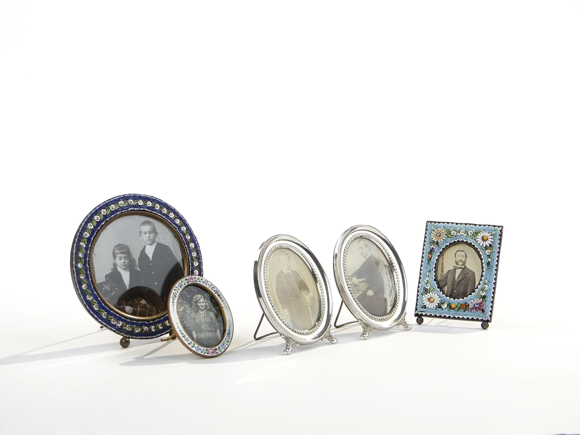 Ramka na zdjęcie z mikromozaiką millefiori, Włochy, lata 1900–1920 - 59525