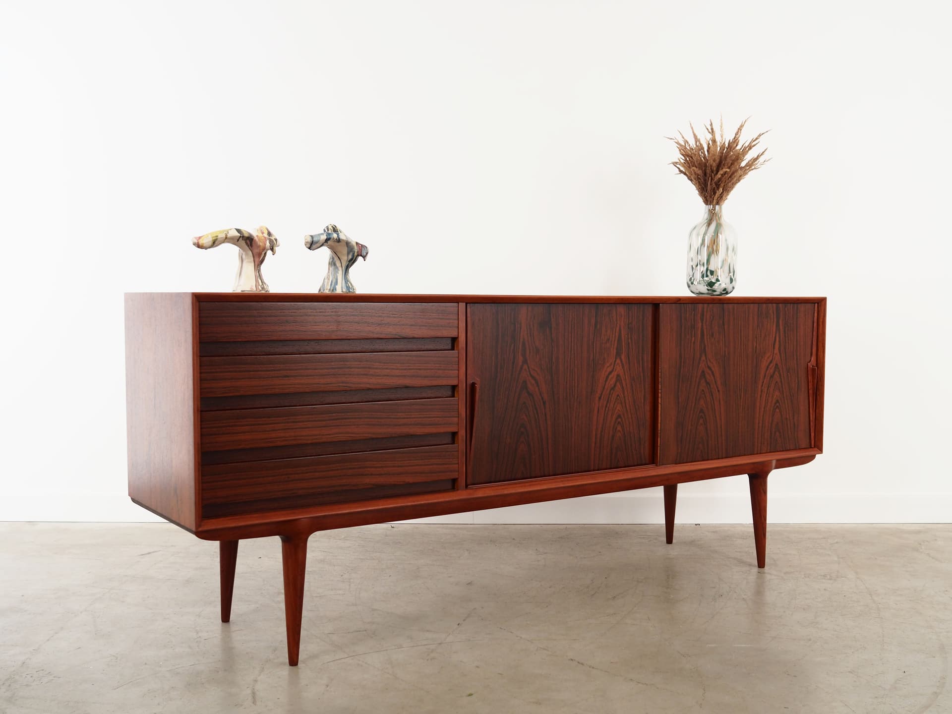 Sideboard, palisander brązowy, Omann Jun, Dania, lata 70. - 59835