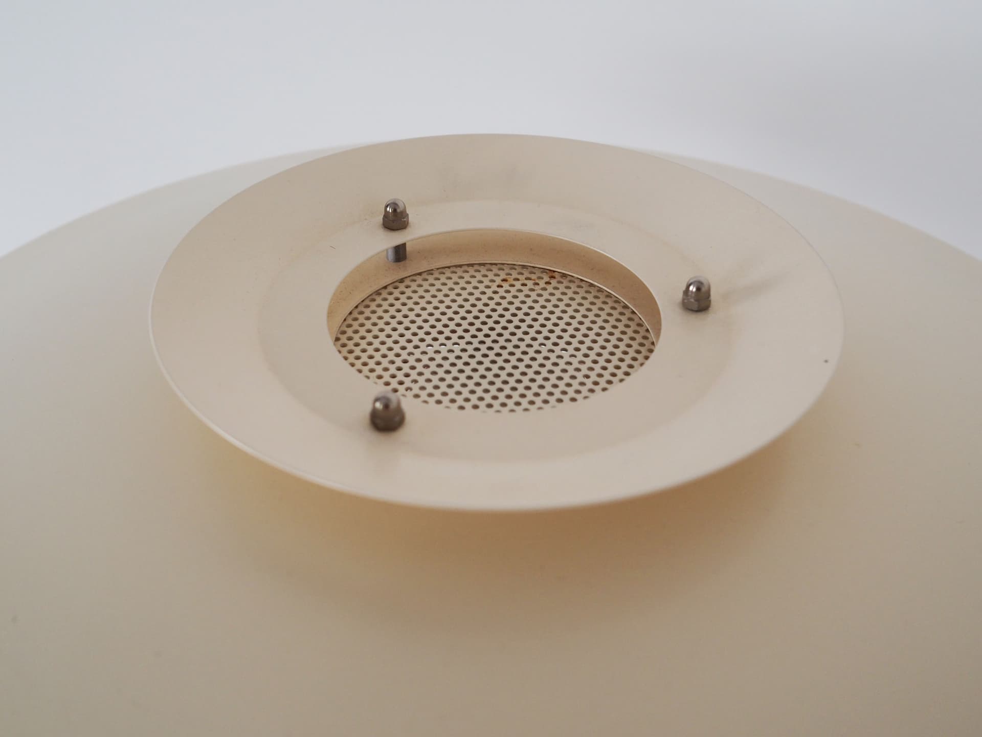 Lampa biurkowa, beżowy, metal, Dania, lata 70. - 59918