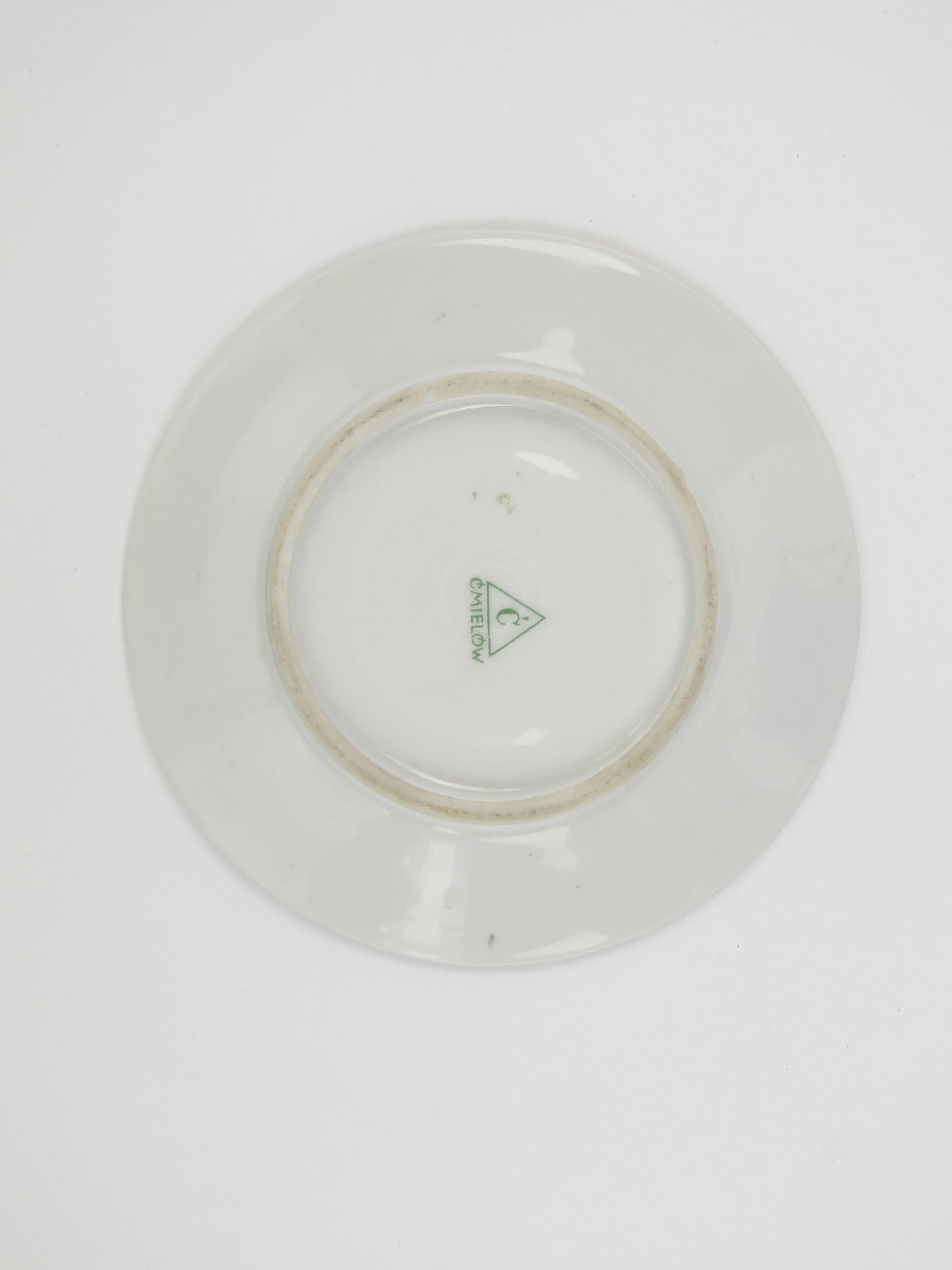 Filiżanka mokka Bałtyk, niebieski złoty, porcelana, proj. B. Wendorf, Ćmielów, Polska, lata 30. - 59938