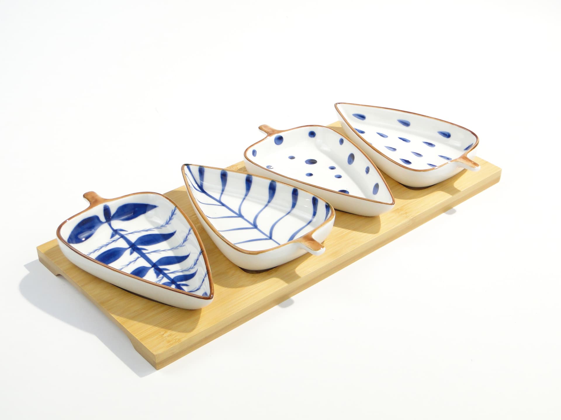 Zestaw miseczek do przystawek, biały, porcelana, lata 90. - 60010