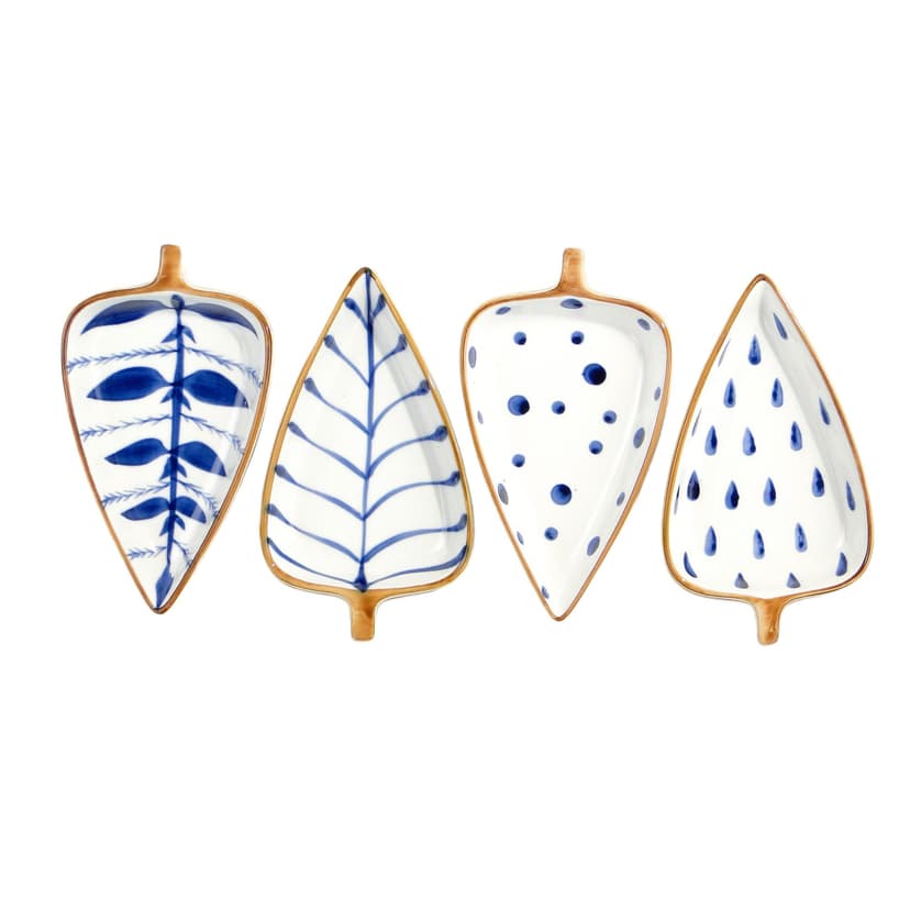 Zestaw miseczek do przystawek, biały, porcelana, lata 90.