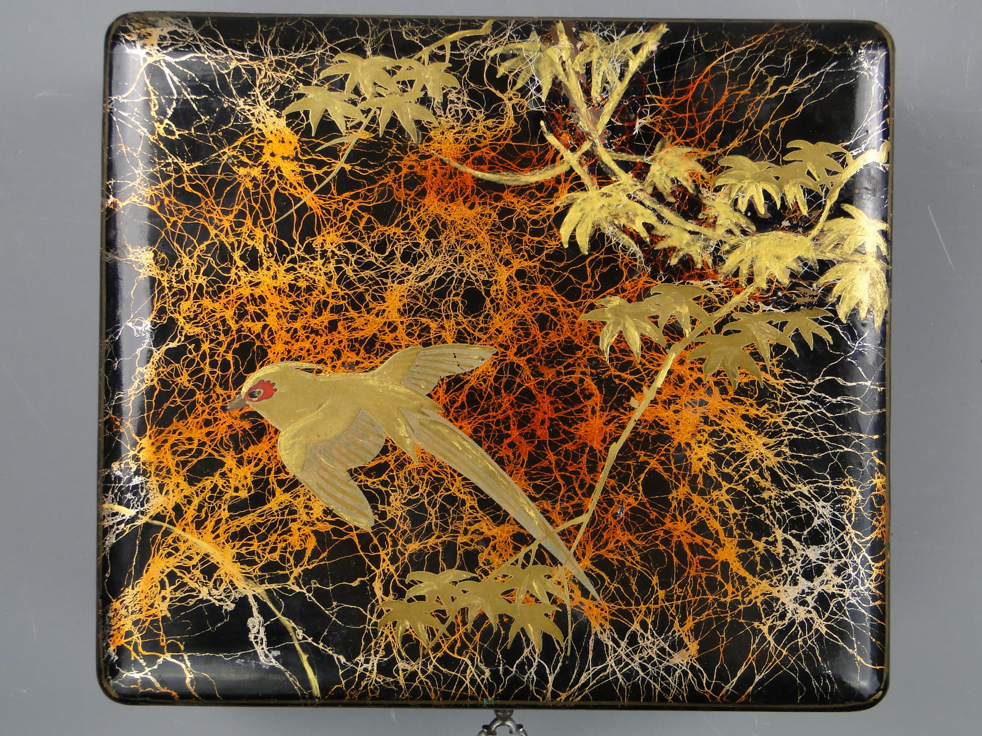 Oriental Box, black lacquer, wood, Japan, 1920s. - 60612