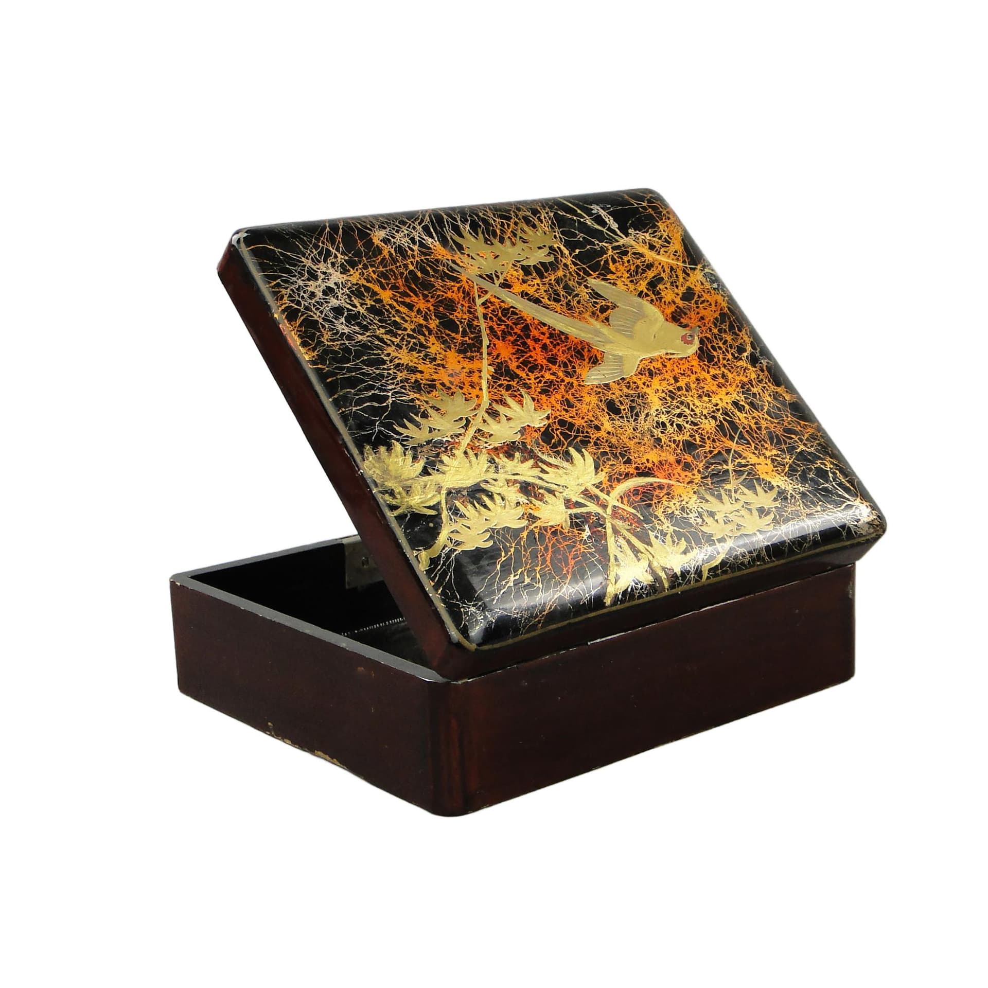 Oriental Box, black lacquer, wood, Japan, 1920s.