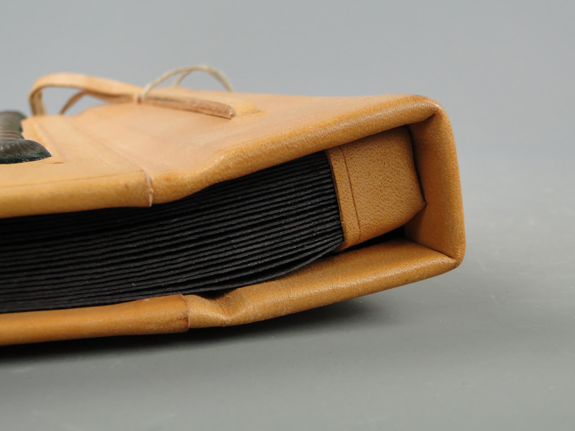 Photo album, beige leather, Poland, 1970s. - 60619