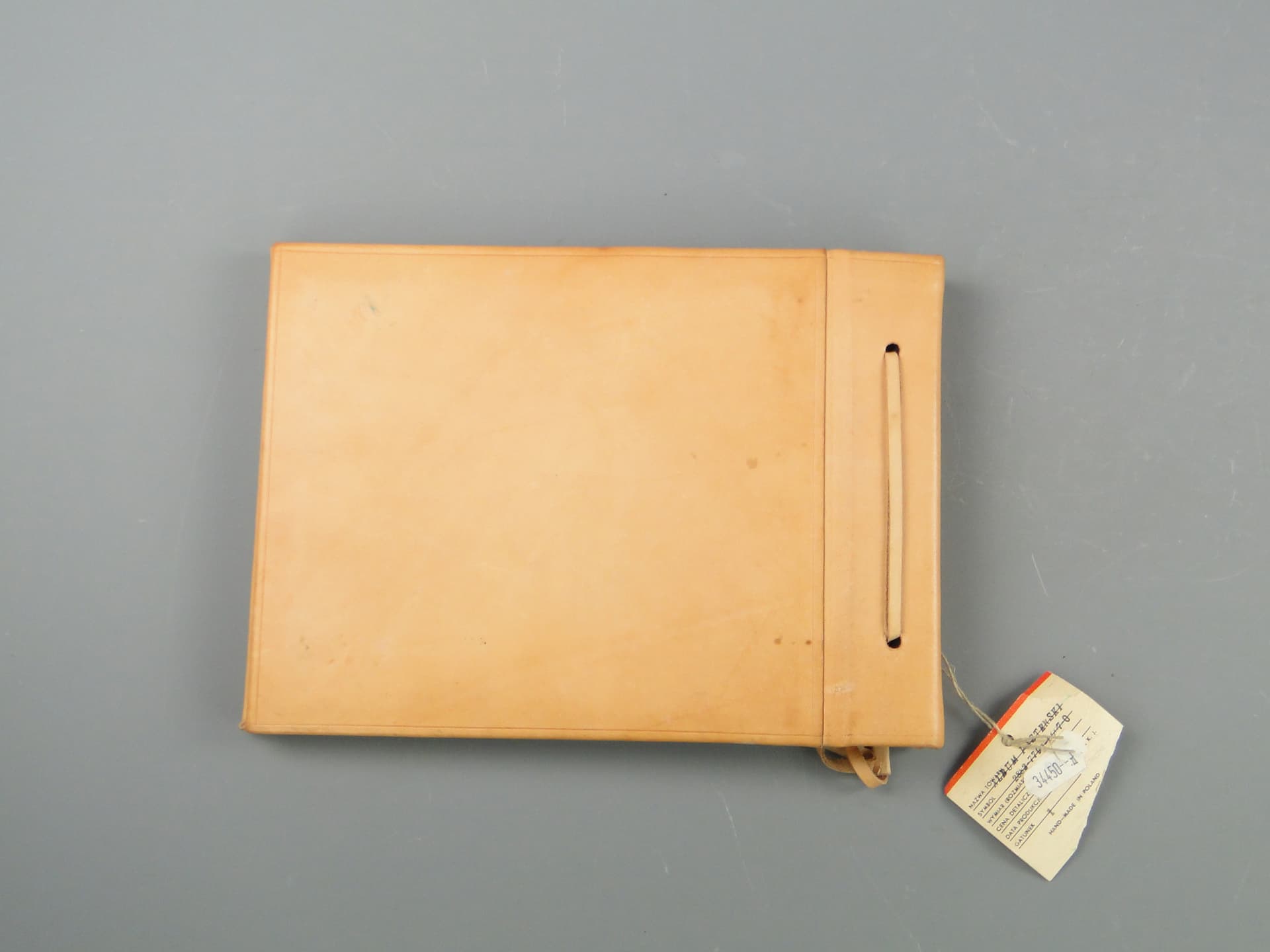 Photo album, beige leather, Poland, 1970s. - 60614