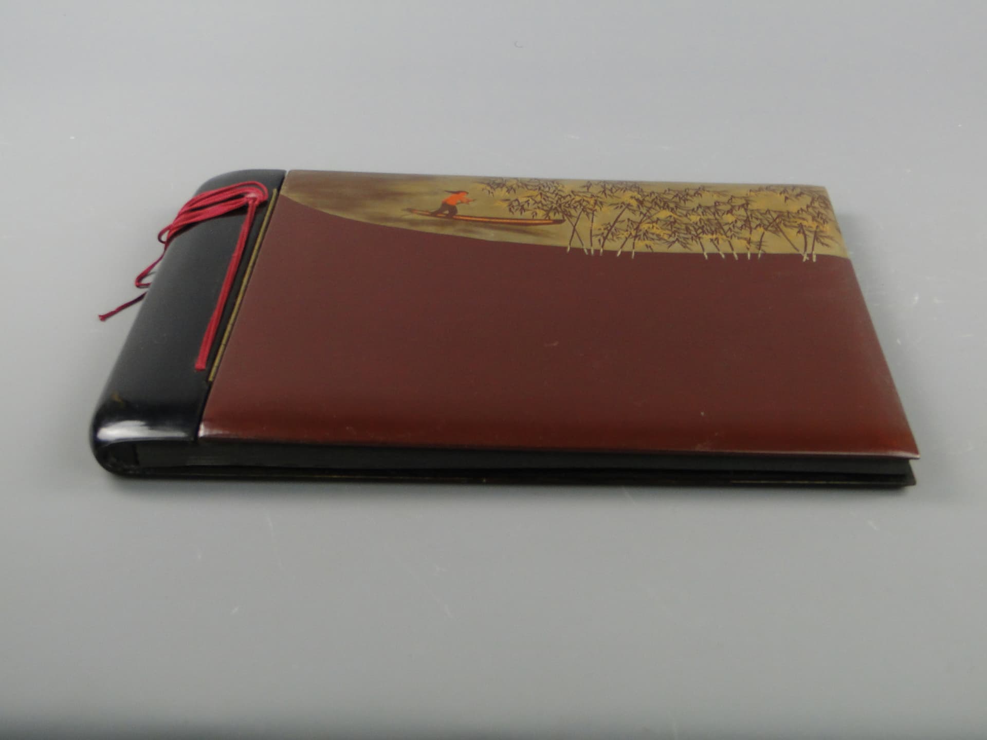 Photo album, black, wood lacquer, Vietnam, 1950s. - 60629