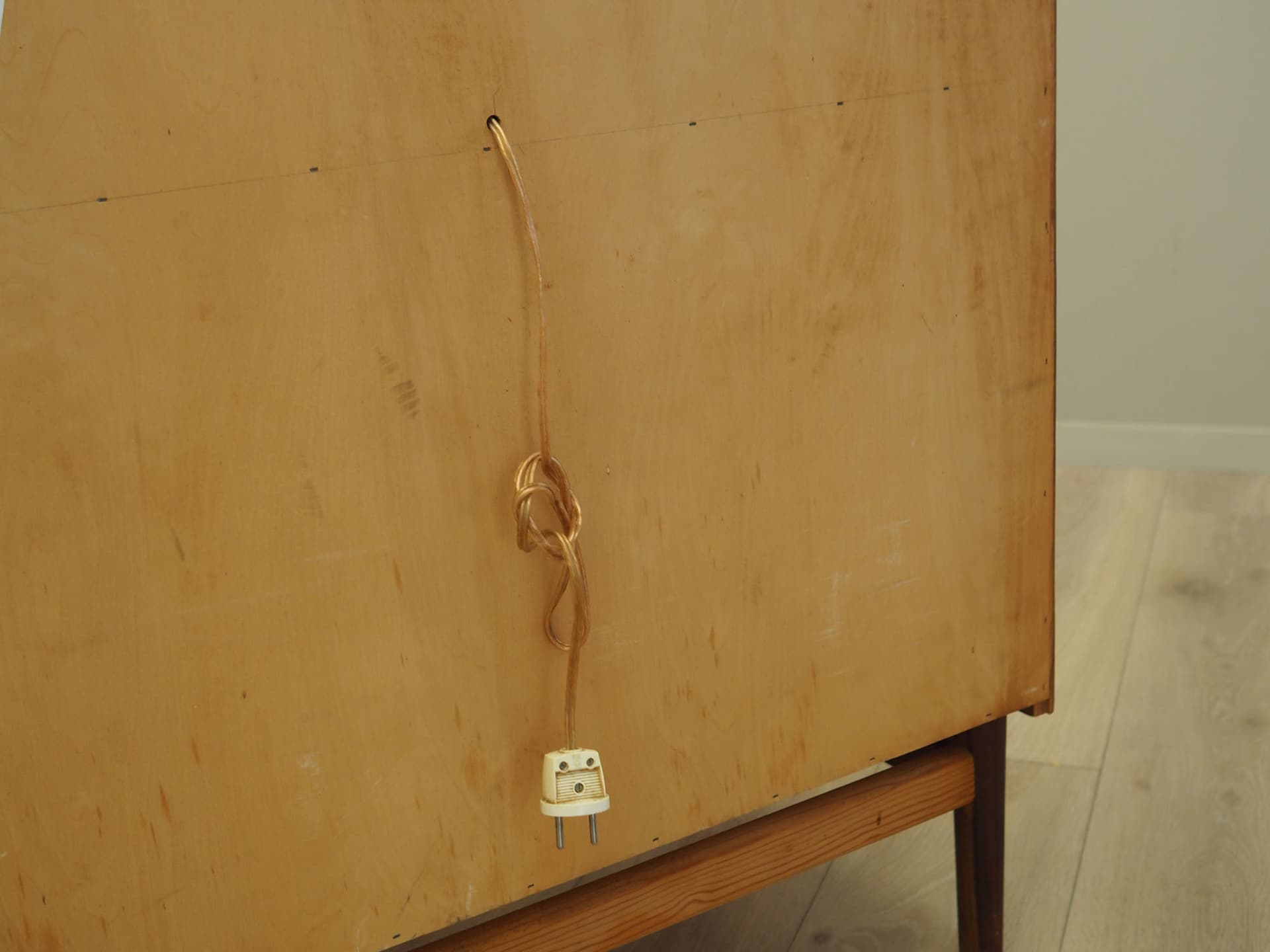 Toaletka, teak brązowy jasny, Dania, lata 70. - 60957