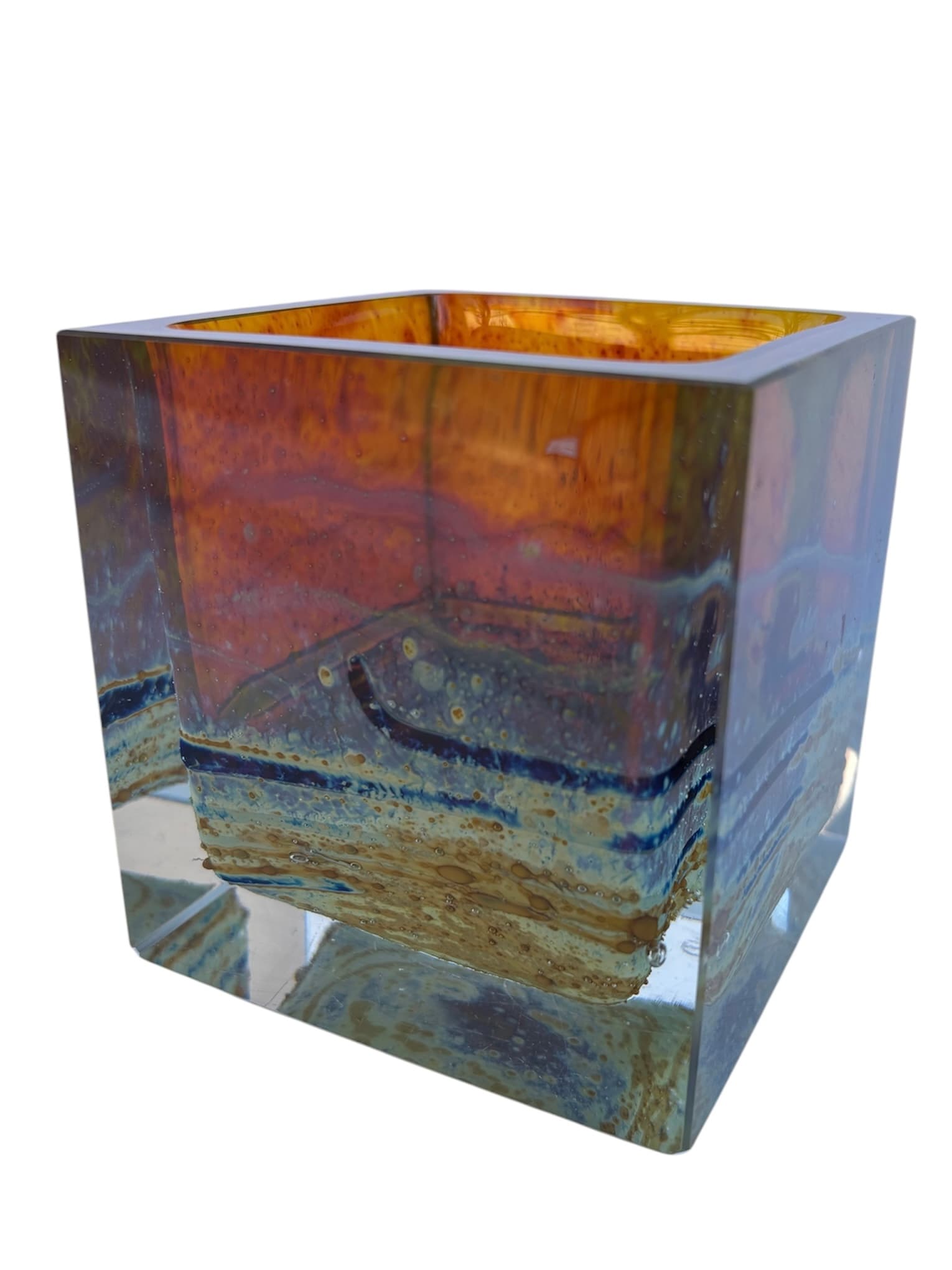 Szkło artystyczne, proj. Ivo Rozsypal, sygn. Exbor, Czechy, lata 80. XX w. - 60994