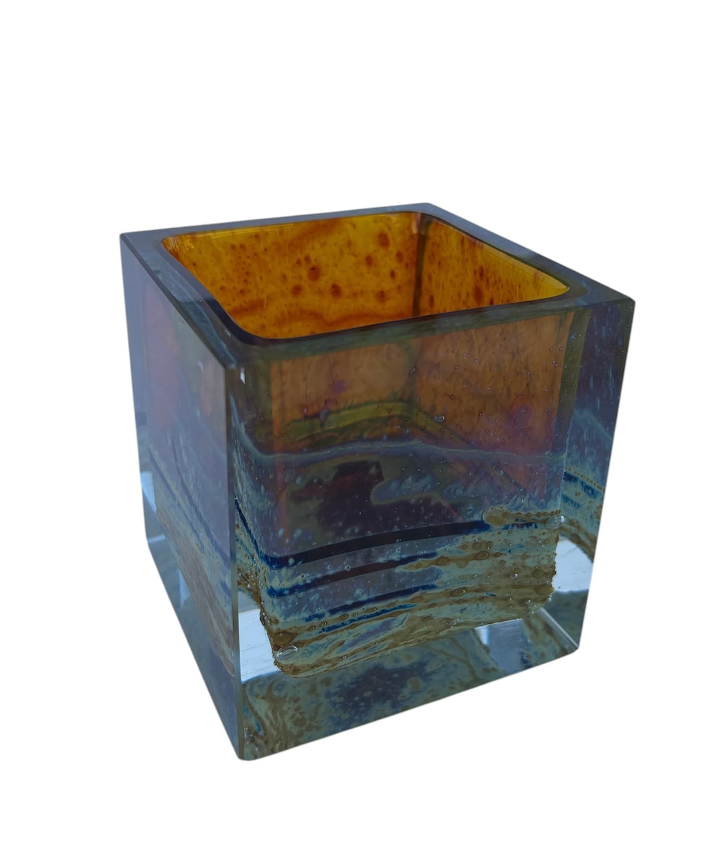 Szkło artystyczne, proj. Ivo Rozsypal, sygn. Exbor, Czechy, lata 80. XX w. - 60989