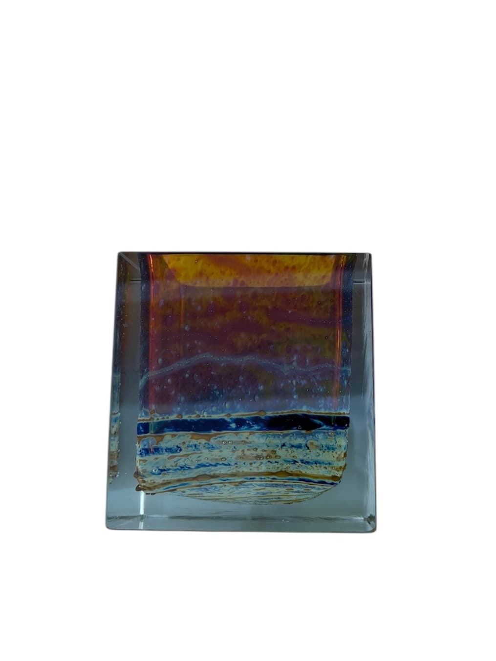 Szkło artystyczne, proj. Ivo Rozsypal, sygn. Exbor, Czechy, lata 80. XX w. - 60991