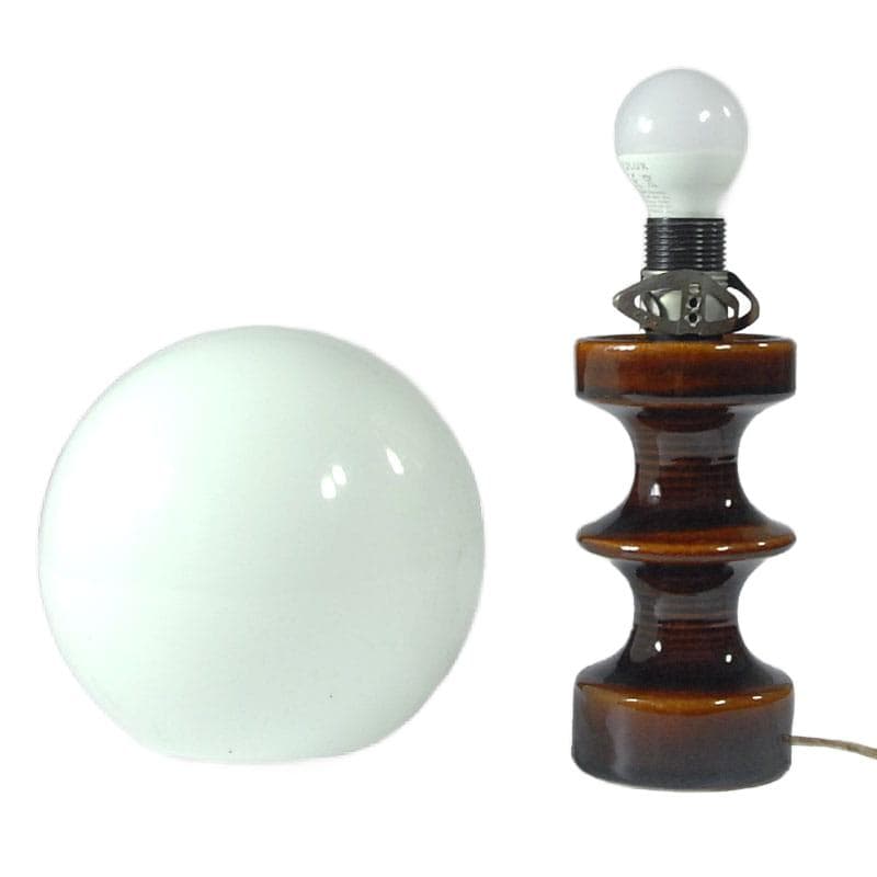 Dark Brown Table Lamp, by C. Zalloni for Steuler, Germany, 1960s - 5382