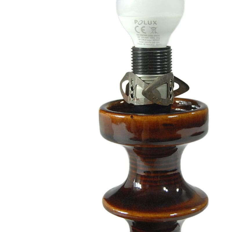 Dark Brown Table Lamp, by C. Zalloni for Steuler, Germany, 1960s - 5383