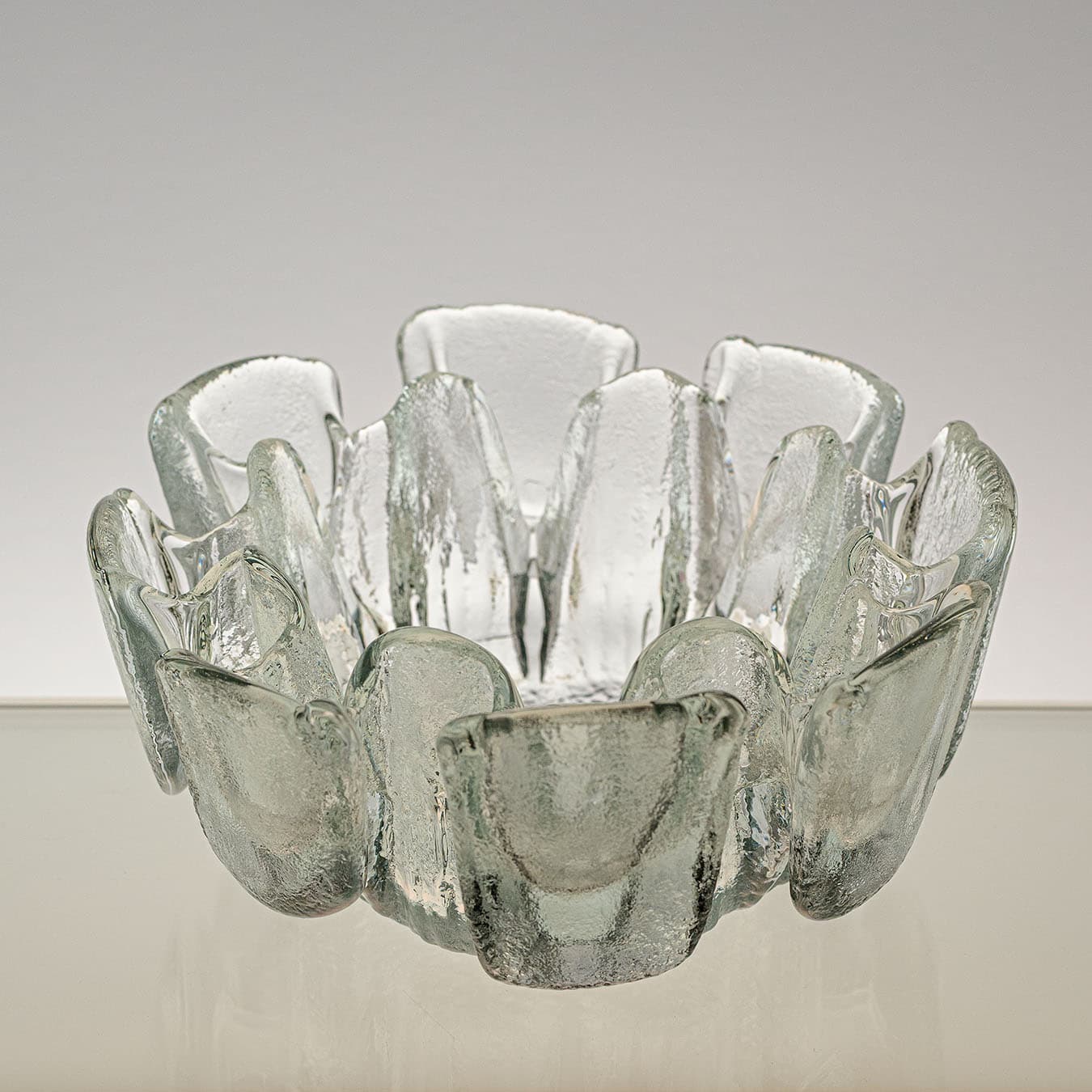 Szklana misa, Humppila Finland, Finlandia, lata 90. - 61006