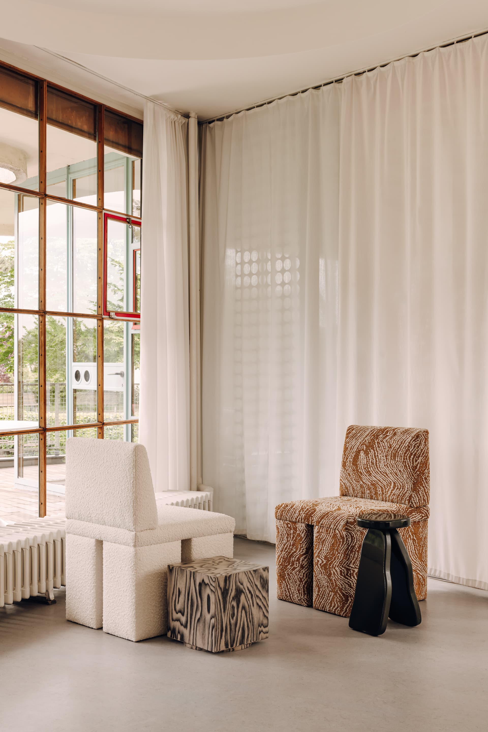 Krzesło w tkaninie Boucle Nata Object106, NG Design - 61251