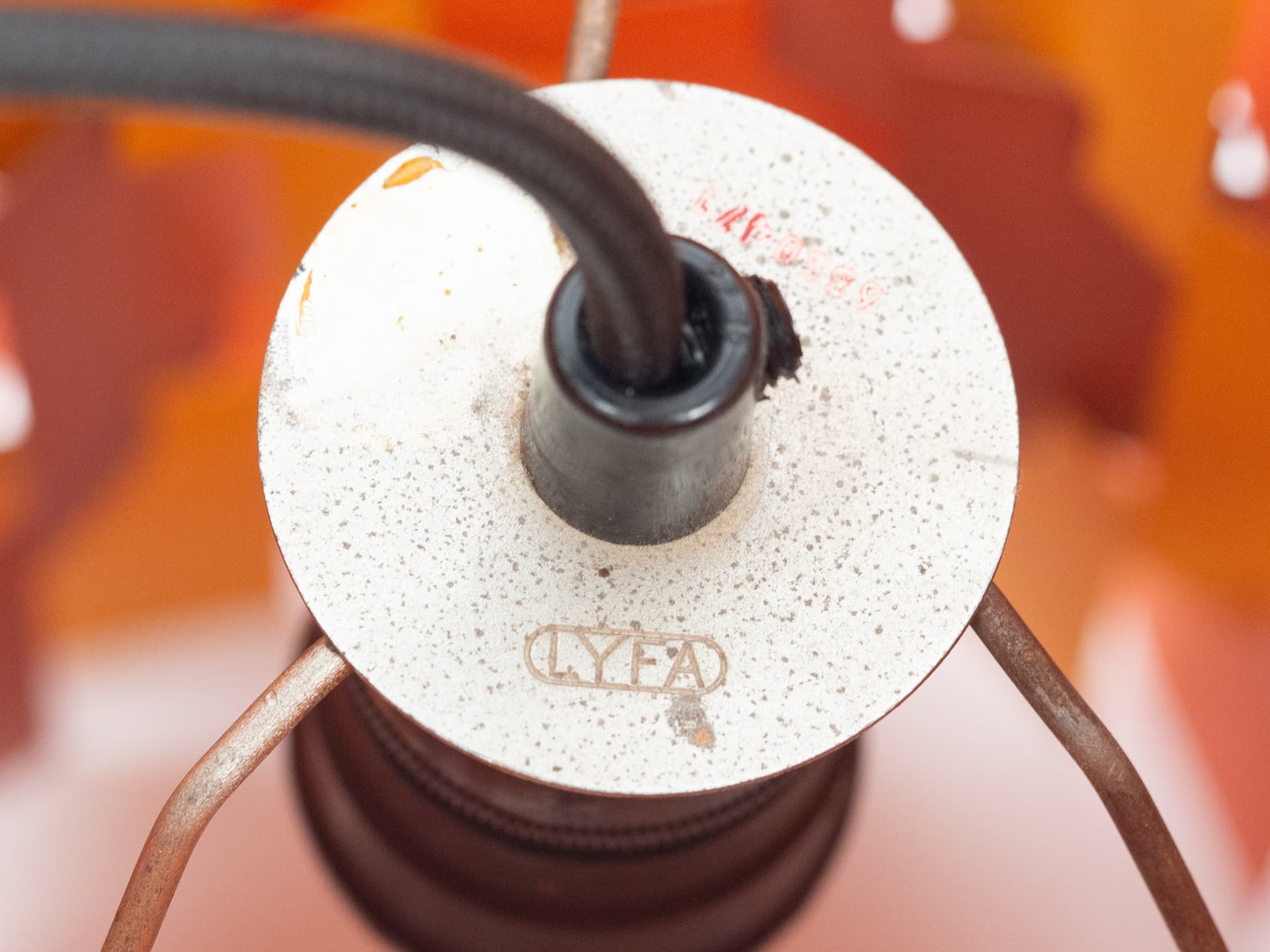 Lampa wisząca Facet Pop, proj. L. Weisdorf, Lyfa, Dania, lata 70. - 61453