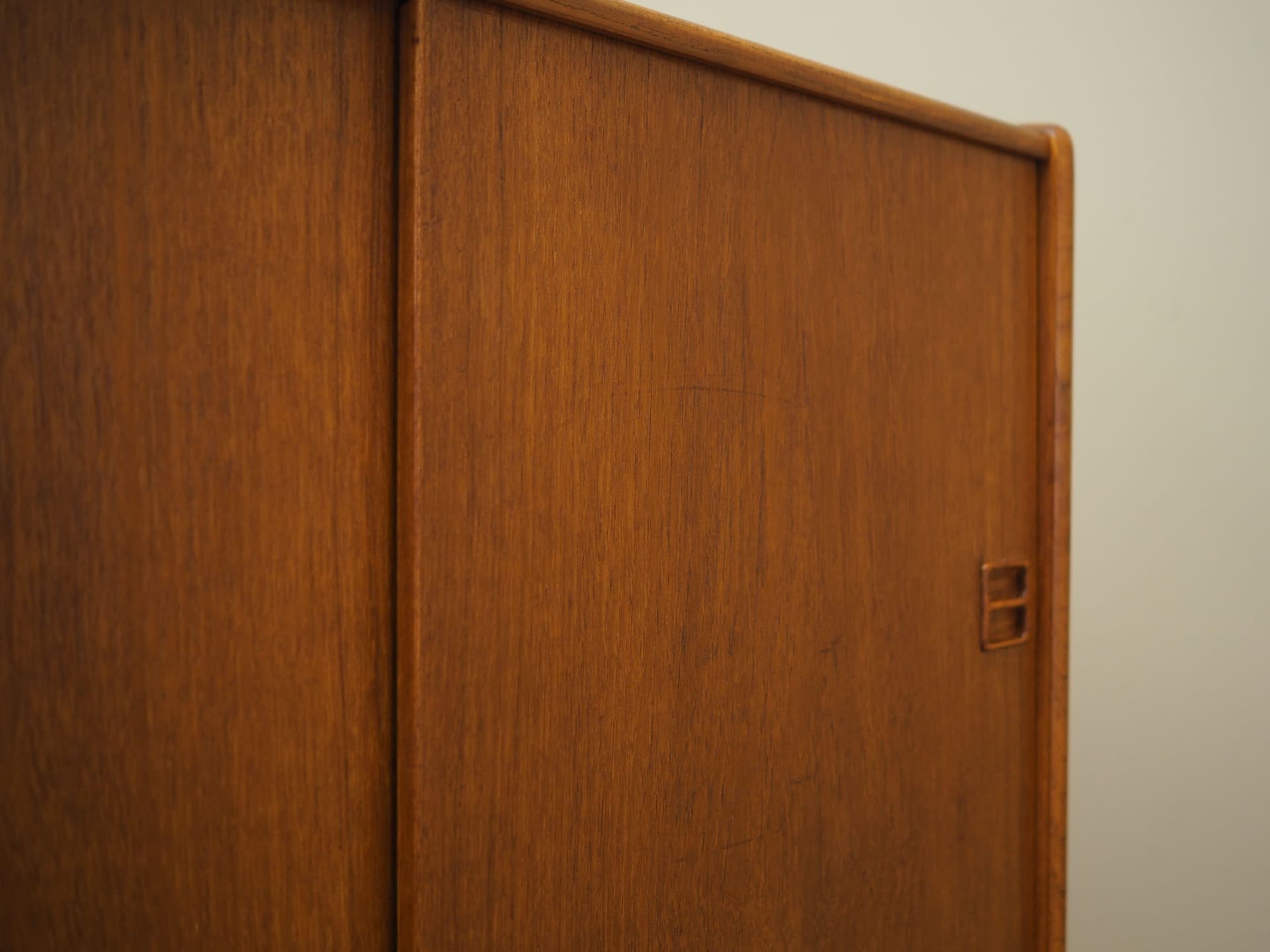 Highboard, brązowy jasny, teak, Dania, lata 60. - 61561