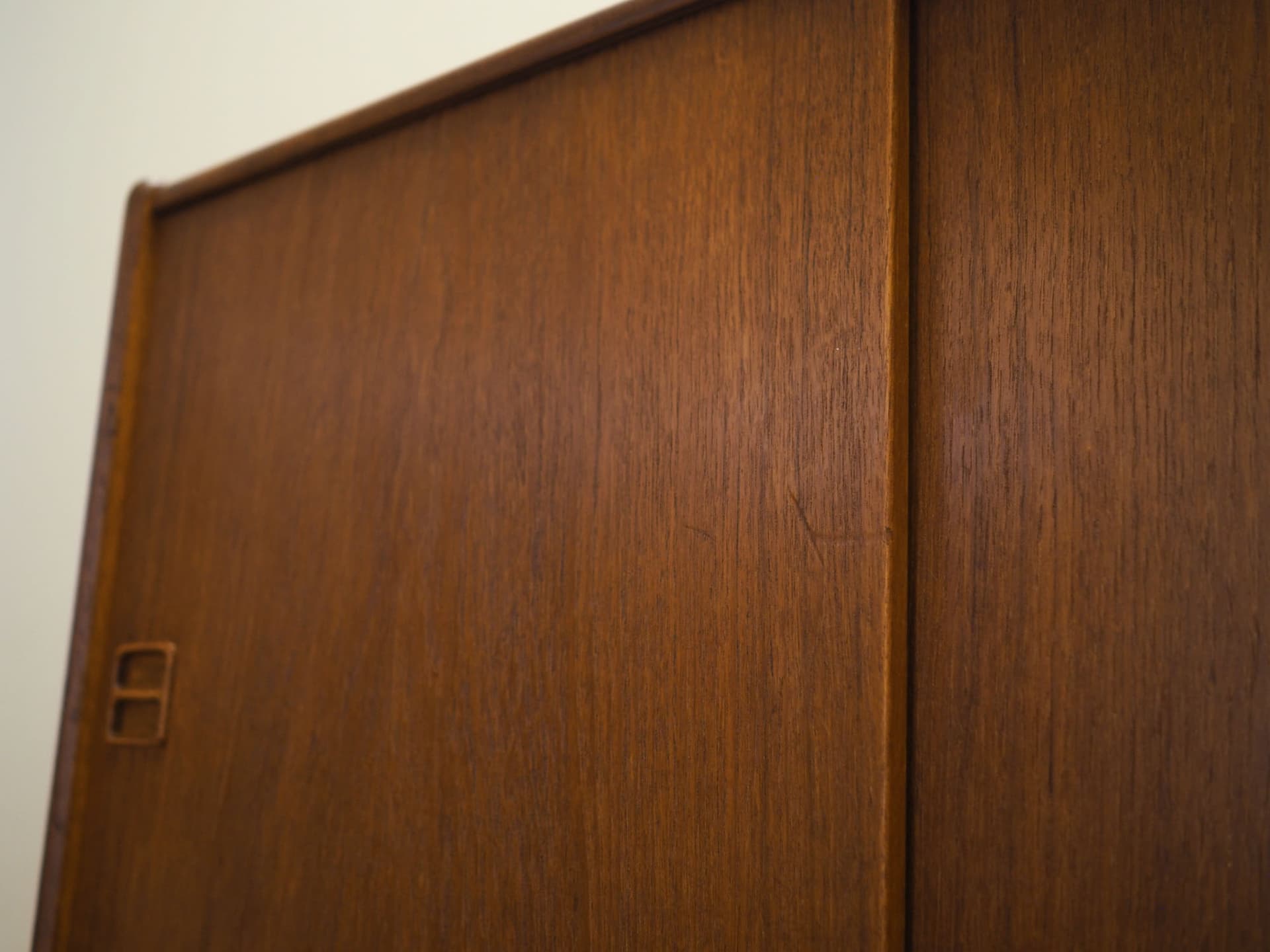 Highboard, brązowy jasny, teak, Dania, lata 60. - 61560