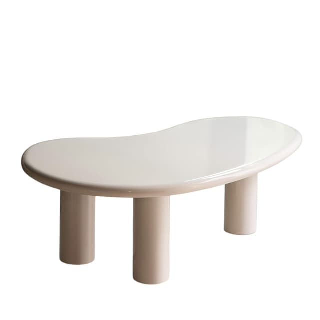 Stolik kawowy MDF Ecru Połysk Object061, NG Design - WYMIARY