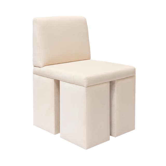 Krzesło w tkaninie Welwet Sandy Object106, NG Design - WYMIARY