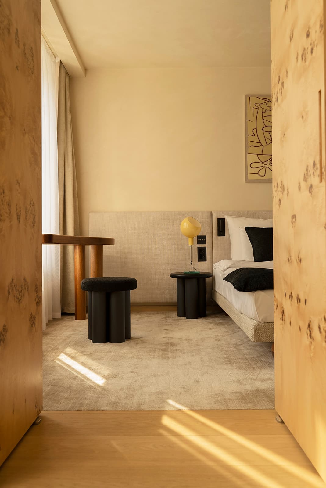 Stolik pomocniczy Ø40x41 cm dąb czarny Object062, NG Design - 61717