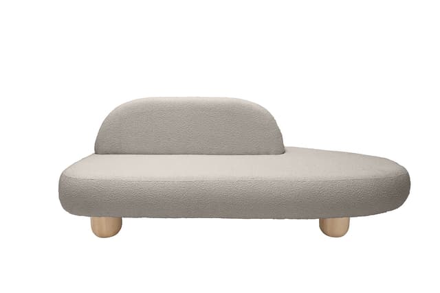 Sofa w tkaninie boucle Toffee Object047, NG Design - WYMIARY