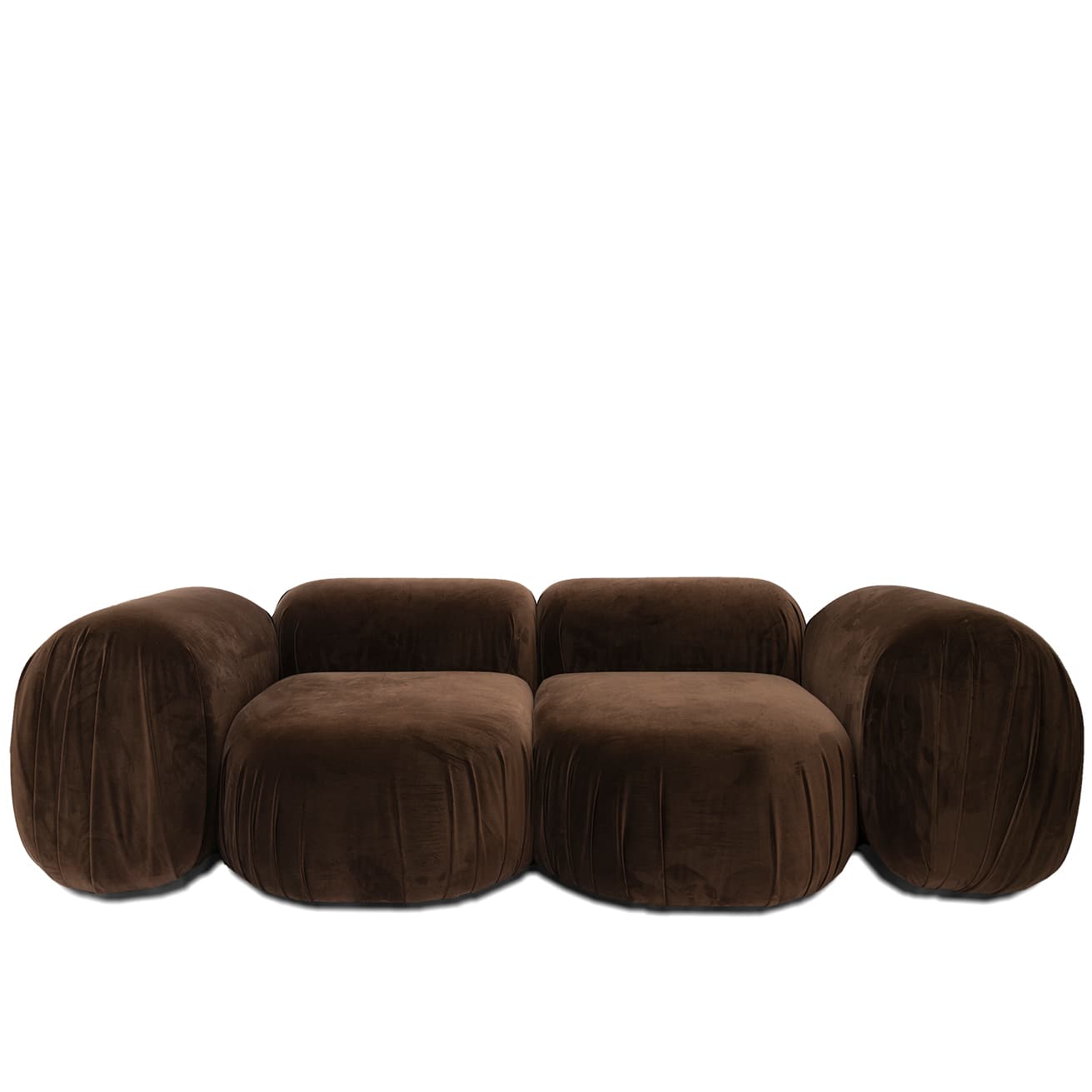 Sofa modułowa welwet piaskowy 220 cm Object085, NG Design - 61820