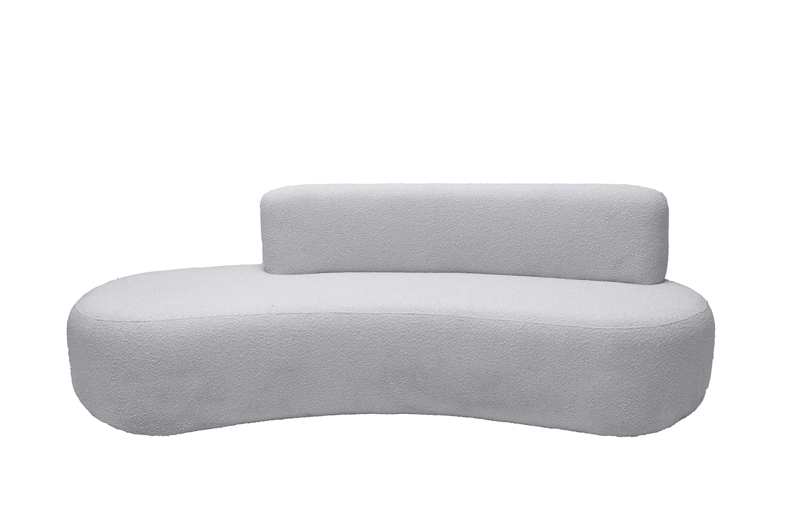 Sofa w tkaninie boucle Taupe Object050, NG Design