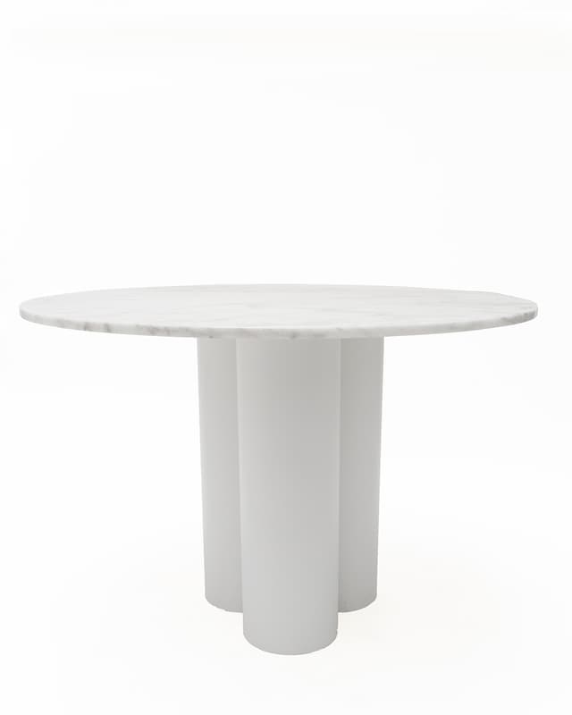 Round table Ø110/120/130 cm oak wood black, NG Design - DIMENSION
