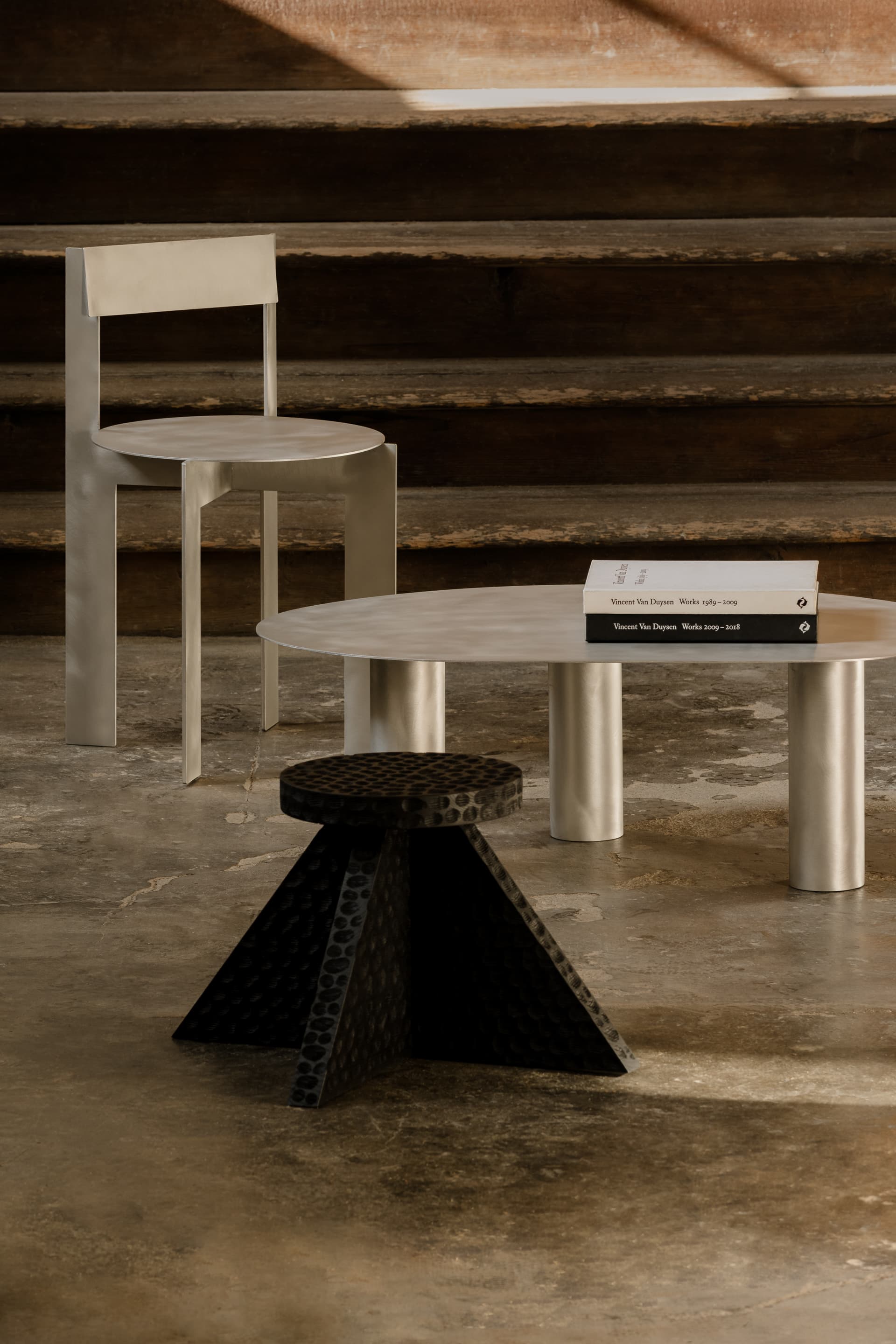 Krzesło szczotkowane aluminium Object111, NG Design - 62156