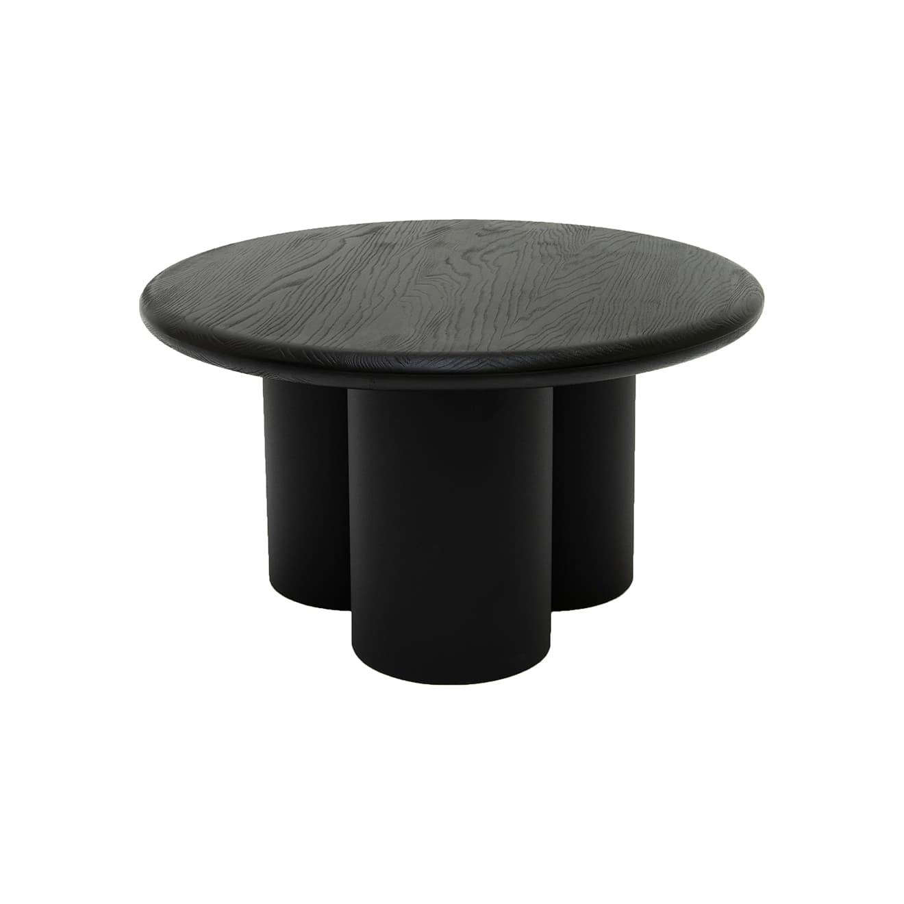 Stolik kawowy okrągły Ø70 cm dąb czarny Object059, NG Design