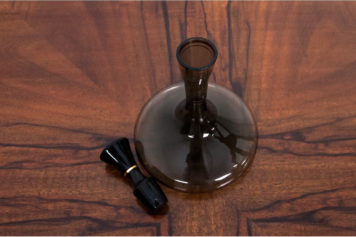 Karafka z czarnego szkła, Polska, lata 60. - 62702