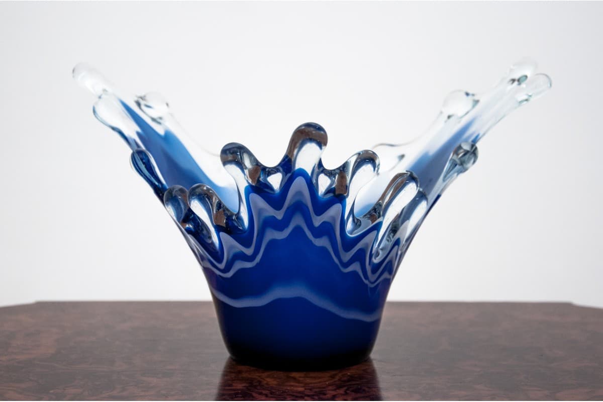 Patera ze szkła artystycznego, lata 70. - 62746