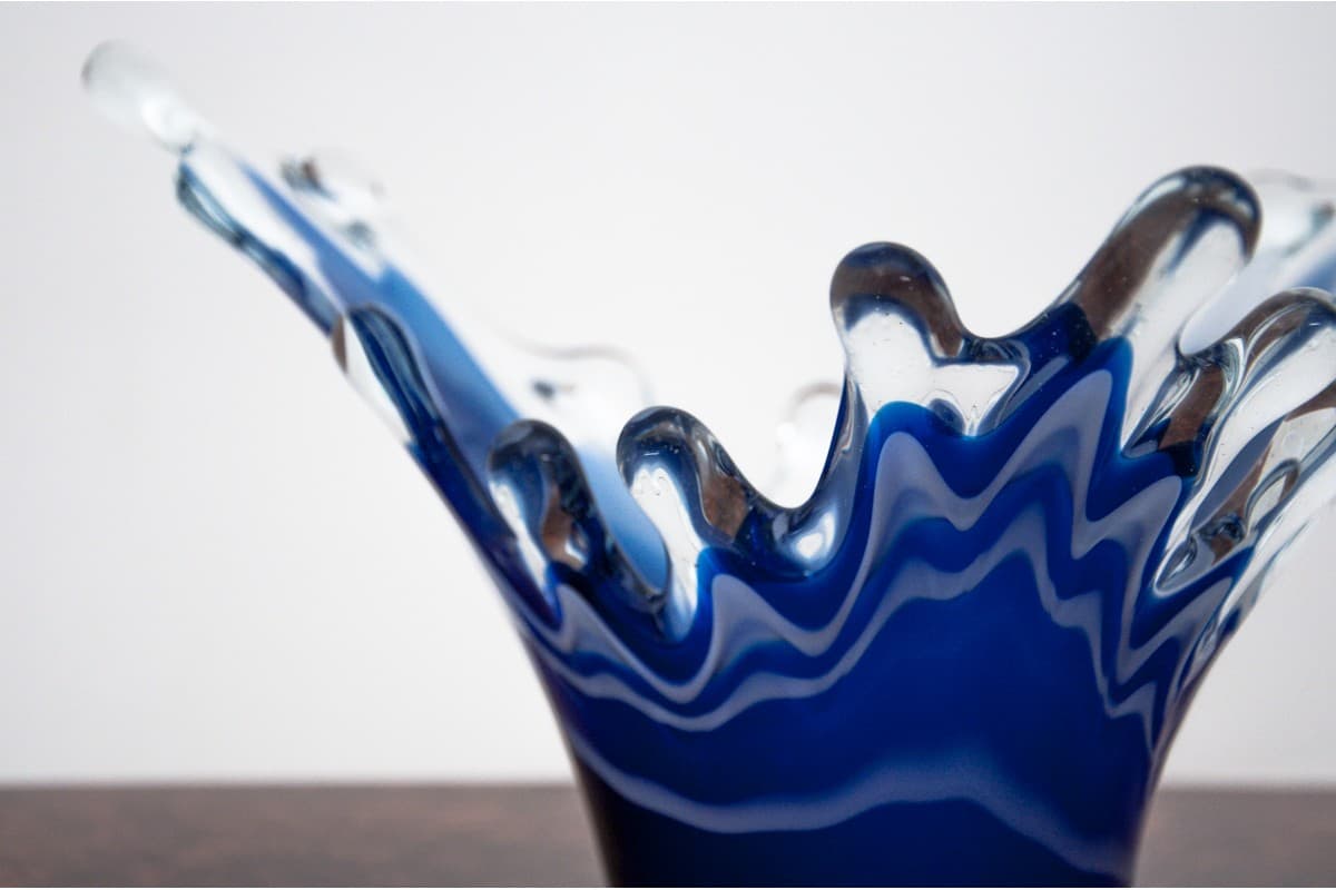 Patera ze szkła artystycznego, lata 70. - 62749