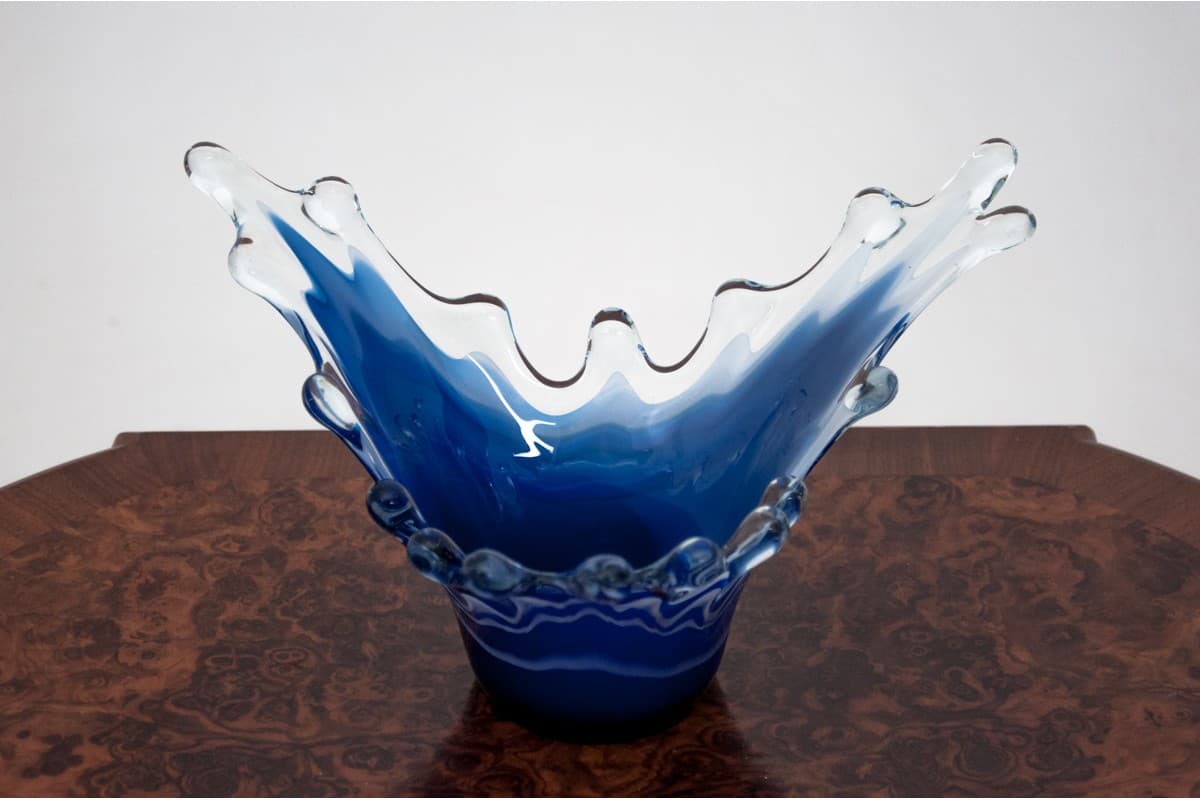 Patera ze szkła artystycznego, lata 70. - 62747