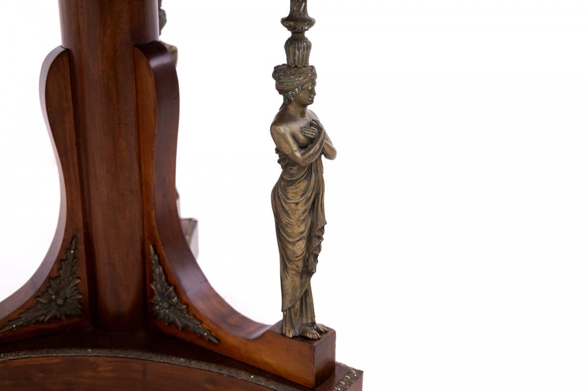 Brązowy stolik empire, Francja, lata 60. XIX w. - 58912