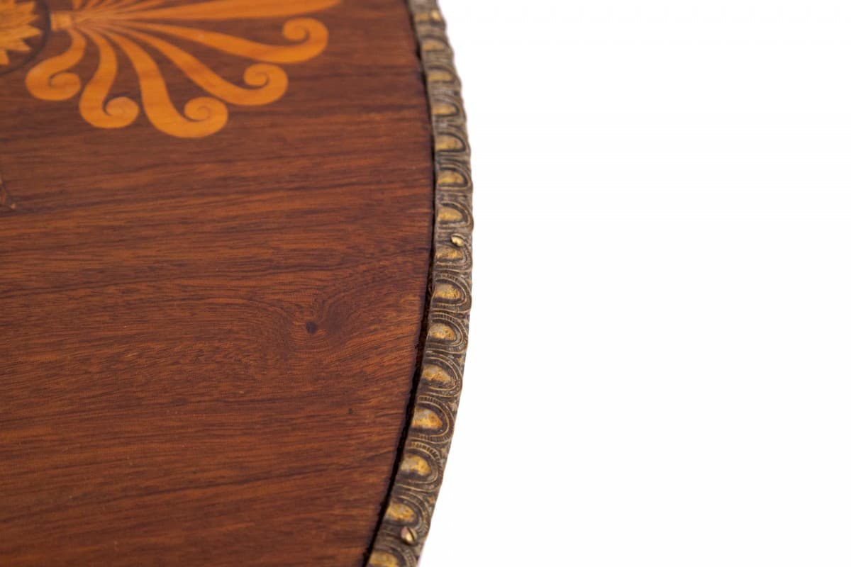 Brązowy stolik empire, Francja, lata 60. XIX w. - 58910