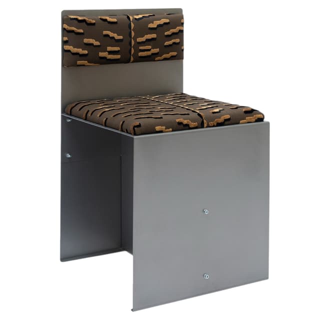 Krzesło stalowe w tkaninie Dedar Tiger Beat Object086, NG Design - WYMIARY