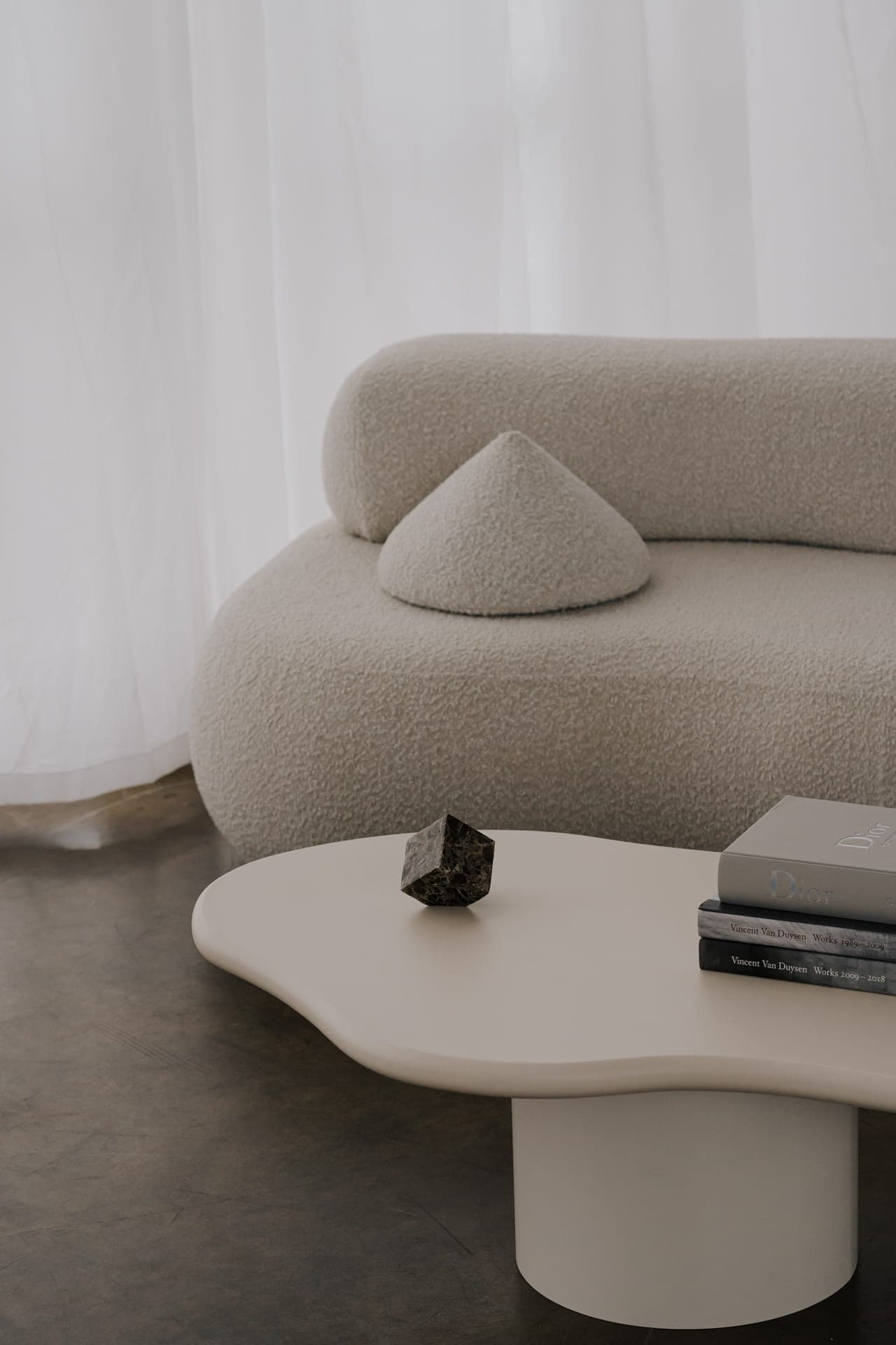 Stolik kawowy dąb biały object074, NG Design - 63042