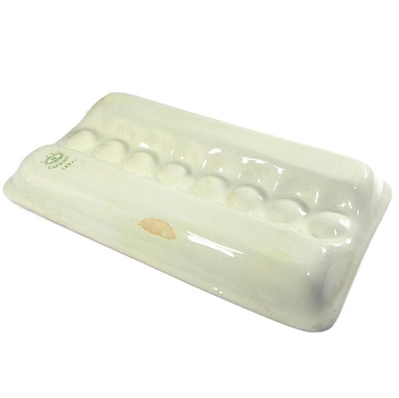 Czerwona ceramiczna patera stołowa, Mancioli, Włochy, lata 60. - 5479